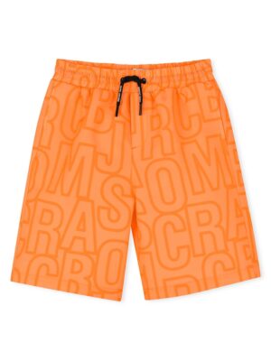 Pantaloni scurti de baie baieti  W60508 - Poliester - Portocaliu - Portocaliu