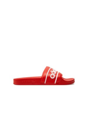 Slapi unisex -  Adilette - rosu/alb - plastic