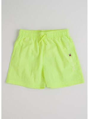 Pantaloni scurti de baie cu snur - Verde lime