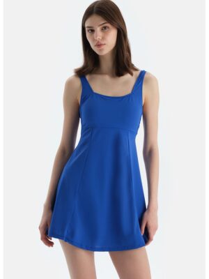 Rochie mini de plaja - Albastru royal