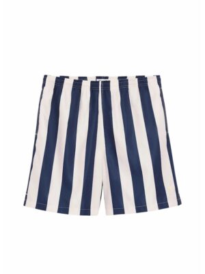 Costum de baie barbati - - Alb/Bleumarin