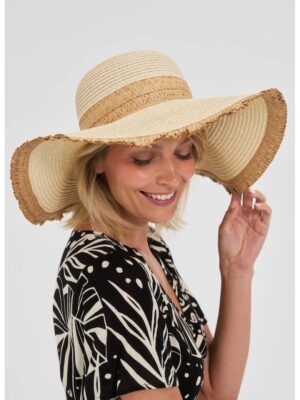 Palarie de plaja bej ONE SIZE