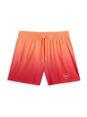 Pantaloni sport barbati -  sorturi de plaja - portocaliu - fabricatie de calitate