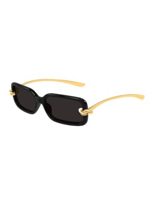 Ochelari de soare dreptunghiulari - Auriu/Negru