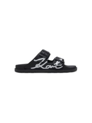 Slapi dama - KL80972 -  Sintetic - Negru