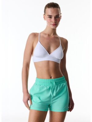 Pantaloni scurti uni de plaja - Albastru aquamarin