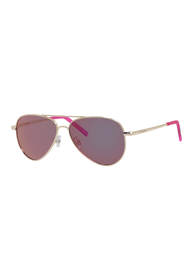 Ochelari de soare aviator polarizati - Standard 780641 - Auriu/Fucsia