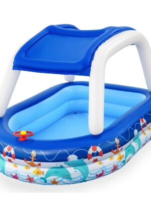 Piscina gonflabila cu acoperis
