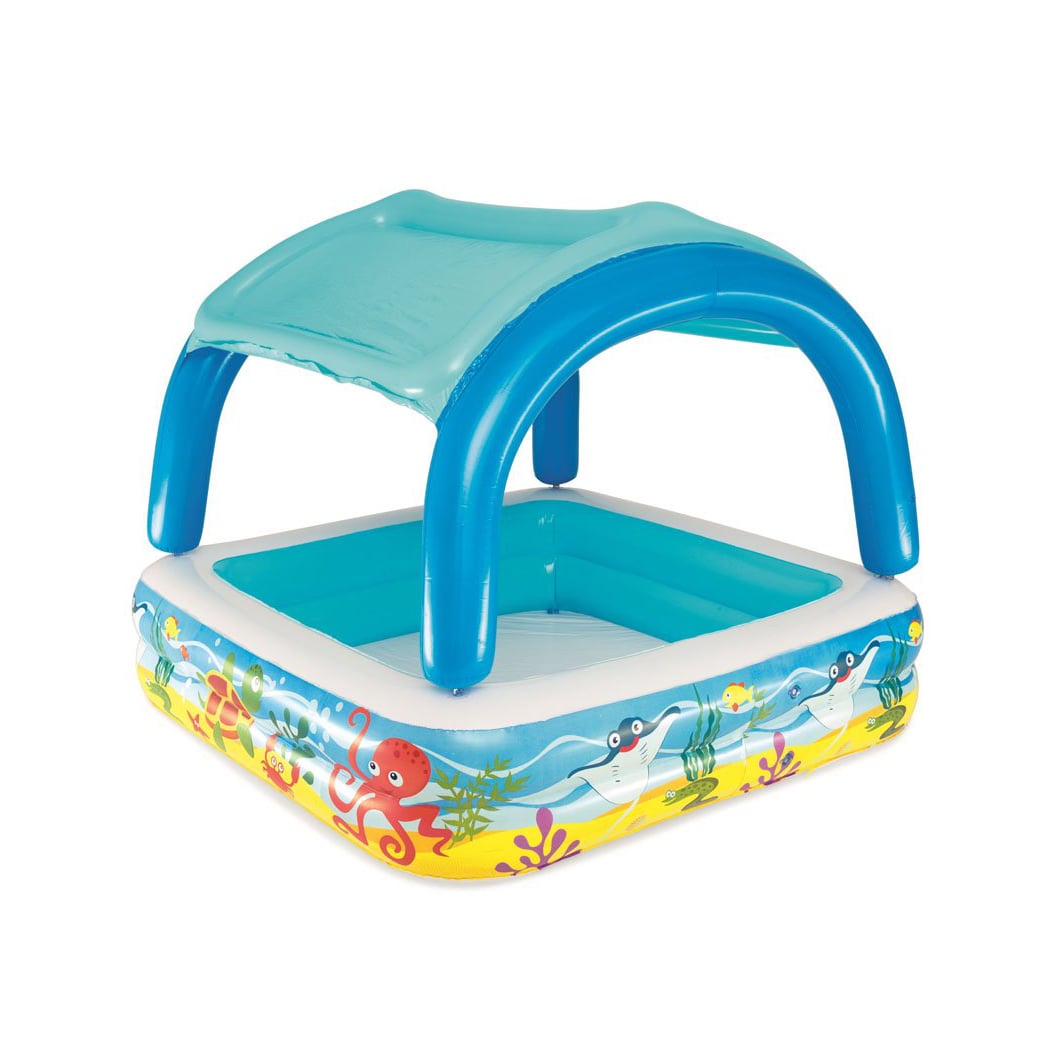 Piscina gonflabila cu acoperis
