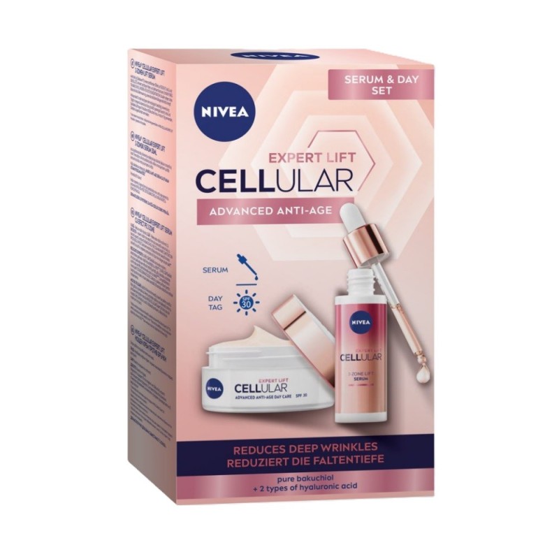 Set Cadou Femei Nivea Cellular Lift Duo Day & Serum