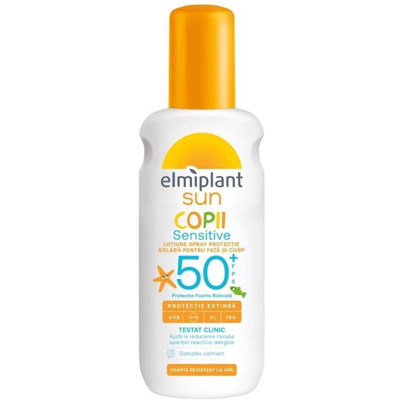 Spray cu Protectie Solara Elmiplant Sun Kids Sensitive SPF 50