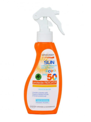 Lotiune spray pentru copii cu protectie solara FPS50 Sun