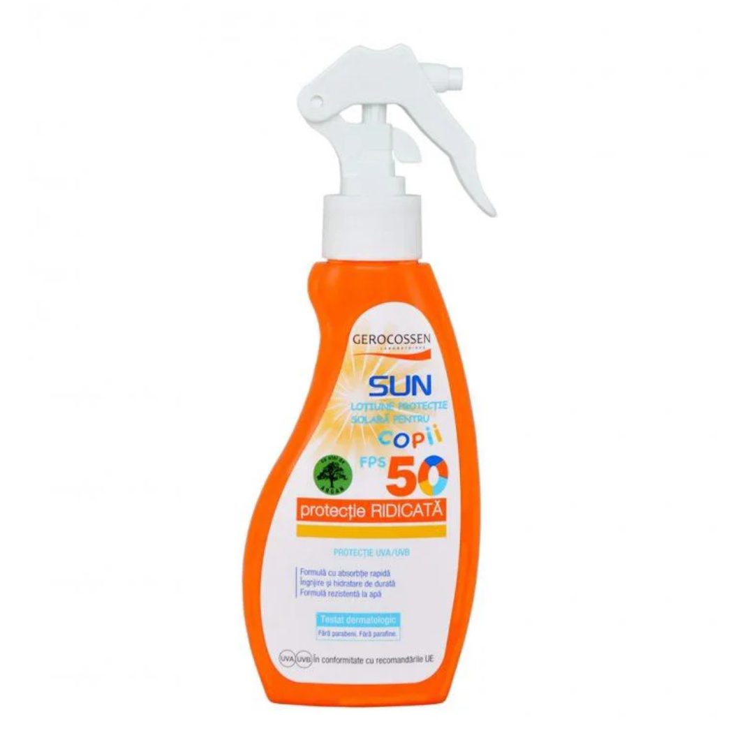 Lotiune spray pentru copii cu protectie solara FPS50 Sun