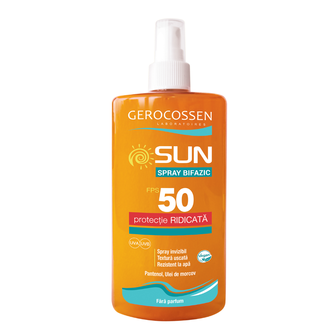 Spray invizibil bifazic cu protectie solara FPS50+ Sun