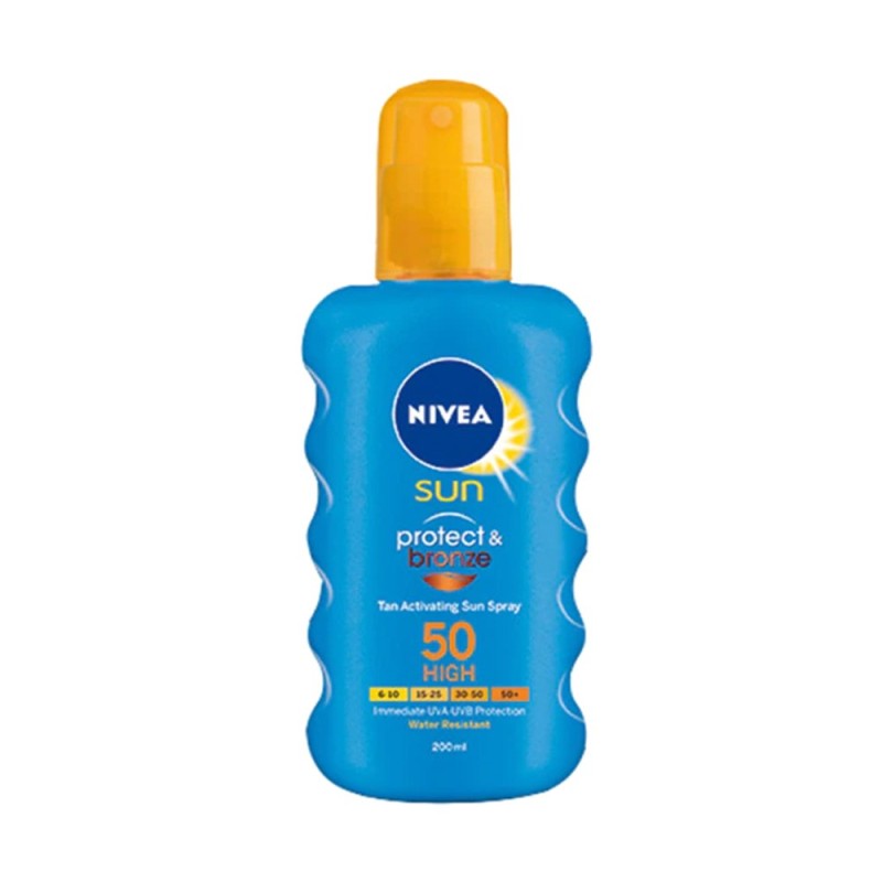Spray Protectie Solara si Bronzare Nivea Sun Protect&Bronze SPF50