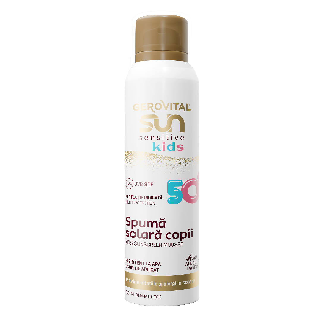 Spuma protectie solara copii SPF50 Sun Sensitive Kids