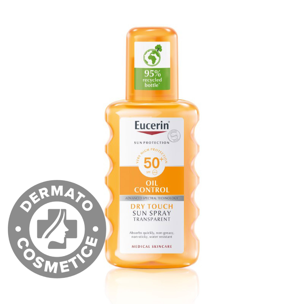 Spray de corp transparent cu SPF50+