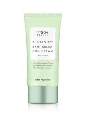 Crema de protectie solara Sun Project Skin Relief Sun Cream SPF50+ PA++++
