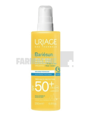Uriage Bariesun Spray invizibil fara parfum pentru fata si corp
