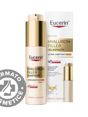 Crema de fata ultra lejera Hyaluron Filler+Elasticity SPF50+