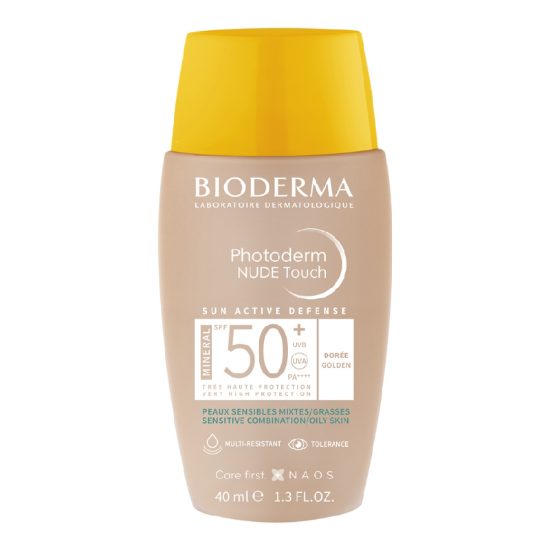 Fluid cu protectie solara SPF 50+ Mineral Photoderm Nude Touch