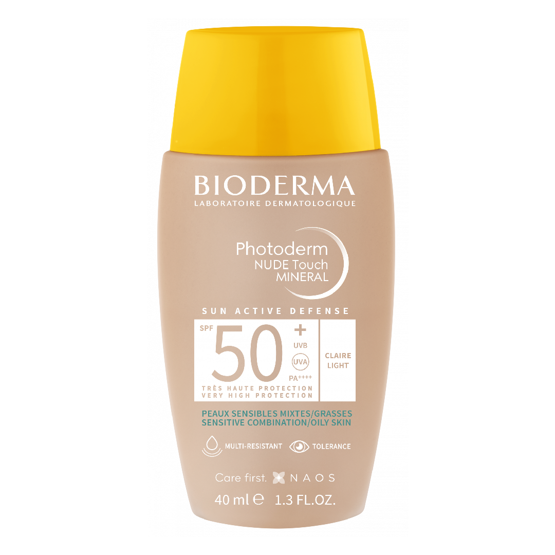 Fluid cu protectie solara SPF 50+ Mineral Photoderm Nude Touch