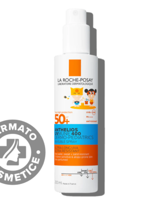 Spray invizibil cu protectie solara potrivit pentru pielea sensibila sau cu tendinta atopica a copiilor SPF50+ Anthelios UVMUNE 400 Dermo-Pediatrics